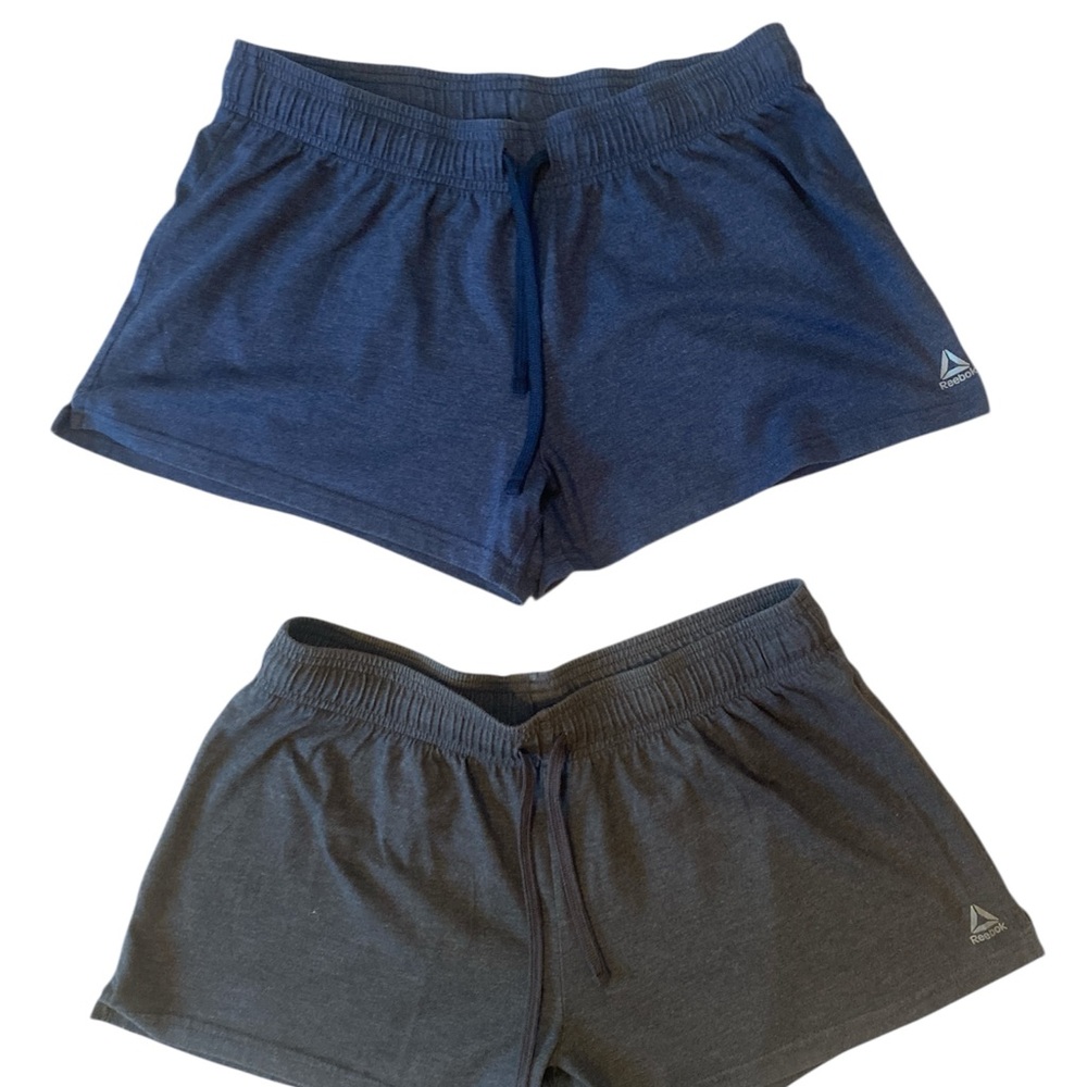 Reebok Women's Athletic Shorts in Navy and Charcoal